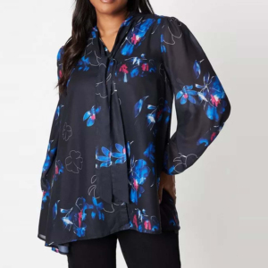 Nouveau modèle 2025 – Blouse florale de haute qualité, style chinois, pour l'automne et l'hiver – Pulls en gros, grandes tailles, manches longues, tricoté - Product Image 2