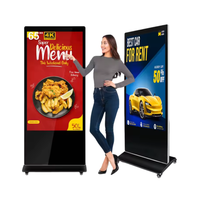 Kiosque tactile vertical extérieur OEM en gros de 32 à 86 pouces, Totem Android LCD, affichage numérique avec revêtement anti-reflets, garantie 1 an