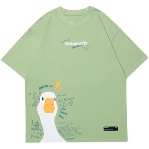 T-shirt formel surdimensionné à col rond pour homme, logo personnalisé, coton de haute qualité 480 g/m², motif lettres, grande taille, 100 % coton, nouvelle arrivée - Product Image 5