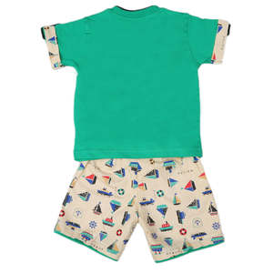 Traje de Manga Corta para Niño 6B - 41 - Verde - Product Image 4
