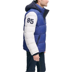 Men's Reversible Winter <b>Coats</b> Warm Puffer <b>Parka</b> Jacket Thicken Padded Outwear with Hood <b>Waterproof</b> Cotton Filling Material - Product Image 6
