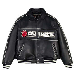 Chaqueta de Cuero Avirex Profesional para Hombre, Diseño Premium de Alta Calidad, Marca Privada, Chaqueta Ajustable - Suministro ODM - Product Image 5