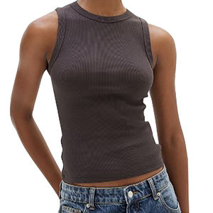 Débardeur d'entraînement pour femmes de haute qualité conçu sur mesure avec décoration en dentelle pour une utilisation en salle de sport Fournisseurs BD Installations de production en vrac - Product Image 5