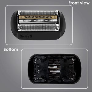 Tête de rechange noire pour rasoir électrique homme, étanche IPX7, rasoir rotatif à grille pour visage et corps, alimentation USB pour utilisation en camping-car - Product Image 6