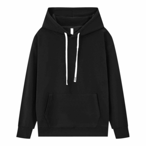 Sweat à capuche d'hiver en molleton 100% coton, coupe classique, pour homme, streetwear vierge, respirant, écologique, épaules tombantes, avec logo personnalisé, vente en gros - Product Image 1