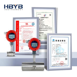 Fast Response Customizable LCD Display Pure Deionized Distilled Water 4-20mA <strong>Liquid</strong> <strong>Turbine</strong> Flow Meter - Product Image 3