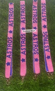 Strylish Astros hechos a mano para Pink Star Design con cuentas para el hombro y la correa cruzada Durable y elegante - Product Image 5