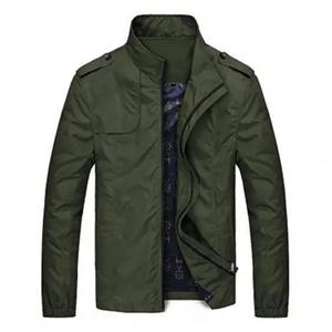Blouson aviateur pour homme Taille XL Col montant Tissu chaud personnalisé décontracté et à la mode - Product Image 5