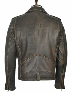 Gran oferta, chaqueta de cuero genuino para hombre, chaqueta de cuero ajustada para hombre, chaqueta personalizada con el último diseño - Product Image 5