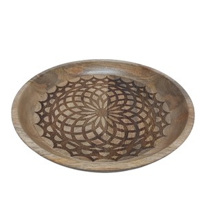 Wooden <b>Bowl</b> Handmade Mixing <b>Bowls</b> Round Shape Different Size <b>Bamboo</b> Wooden Dessert <b>Bowls</b> for Wholesaler - Product Image 4