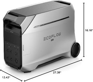 New EF ECOFLOW DELTA- Pro 3 <b>Portable</b> Power Station, 4096Wh LFP Battery, 120/240V 4000W AC Output Solar <b>Generator</b> - Product Image 4