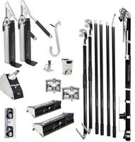 Ensemble d'outils de finition et de collage de plaques de plâtre en métal, durable et offrant la meilleure valeur, avec lames flexibles pour l'application de composé sur les joints muraux