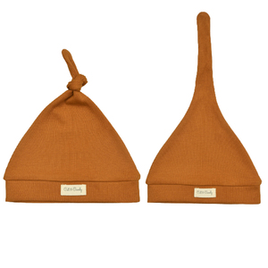 Gorros de algodón simples para bebés anudados de 0 a 6 meses, accesorios Unisex para bebés, gorro suave para bebés recién nacidos al mejor precio - Product Image 5