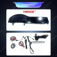 MEKEDE MNB Double écran réel avec écran numérique Lecteur DVD de voiture CarPlay sans fil pour AUDI Q7 2005-2009 Radio GPS 4G LTE