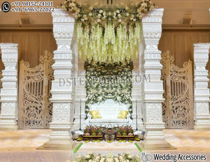 Mandap de mariage parfait, événement de mariage, scène, décoration de mariage sri-lankaise, mandap Vidhi, mandap incroyable pour mariage sud-indien, Sydney - Product Image 3