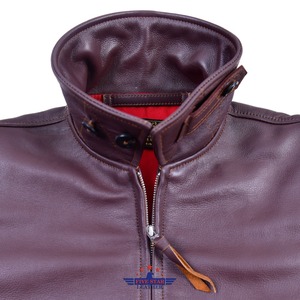OEM Wholesale Mens Vintage ANJ3 <b>Bomber</b> <b>Jacket</b> Steerhide Cowhide Leather <b>Shearling</b> Lined Warm Winter Outerwear - Product Image 6
