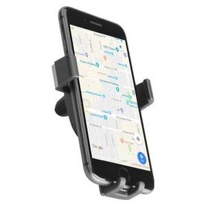 Soporte para Teléfono Móvil para Auto TESUPPCLIPGRAVK, Negro y Plateado, con Fijación por Gravedad - Product Image 3