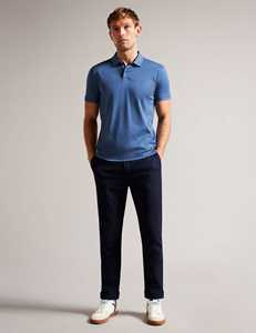 Polo de lujo para hombre, Color sólido, elegante, elegante, estilo informal, transpirable, que absorbe la humedad, ligero, moda de verano, proveedor OEM - Product Image 2