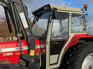 รถแทรกเตอร์ฟาร์ม 80 แรงม้า Massey Ferguson 390 ขับเคลื่อน 4 ล้อ รถแทรกเตอร์การเกษตร Perkins ดีเซล รถแทรกเตอร์มือสองขาย - Product Image 4