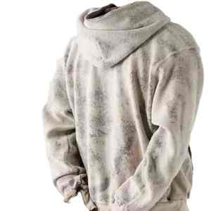 Sudadera con Capucha Vintage Personalizada 2025, Diseño Lavado Ácido Mineral, Impresión Digital, 100% Algodón, Corte Holgado, Ropa de Invierno de Pakistán - Product Image 2