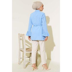 Chemise Plissée Bleu - Product Image 3