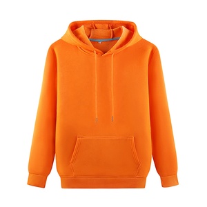 400g algodón peso pesado polar logotipo personalizado pulóver diseño logotipo con bolsillo Unisex 3D logotipo en relieve Sudadera con capucha - Product Image 1