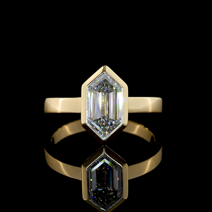 Bague de fiançailles solitaire en argent 925 avec moissanite de 2,15 carats, forme marquise étagée, bijoux de mariée élégants, classique, sertie à griffes - Product Image 4