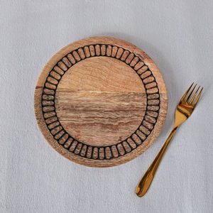 Bol de service à salade en bois plateau de saladier le plus vendu taille personnalisée fabriqué en inde en toute sécurité - Product Image 3