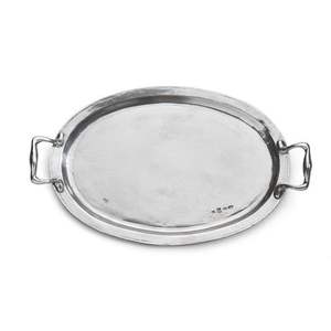 <b>Large</b> Metal Serving <b>Tray</b> With Polished Finish For Food Presentation And Table Centerpiece Decoration - Product Image 4