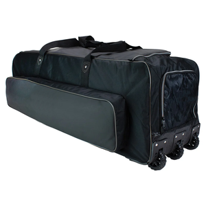 Cricket Kit <b>Bag</b> <b>with</b> <b>Wheel</b> Color Black & Red Color Name & Numbers & Clubs Name - Product Image 2