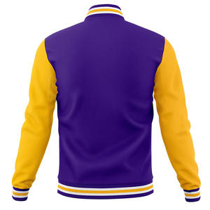 Chaqueta acolchada con logotipo personalizado, chaqueta de invierno, nuevo diseño 2025, chaquetas universitarias de algodón y poliéster con botones cubiertos - Product Image 2