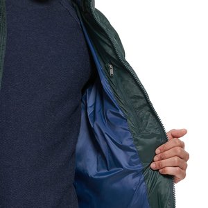 Veste matelassée d'hiver à fermeture éclair sur le devant, logo personnalisé, vente chaude, veste utilitaire décontractée pour homme, matelassée, réversible, coupe-vent, toile - Product Image 5