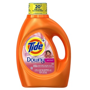 Tide Plus Downy April Fresh, detergente líquido para ropa, 59 cargas Brassees, (2.72L) 92 FL.OZ LIQUID - Product Image 3