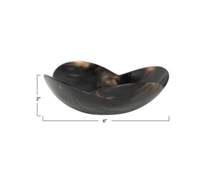 Best Selling Carved Buffalo Horn Vintage Salad Fruit Serving Bowl Indian Horn <b>Dinnerware</b> Uttar Pradesh NEW QUALITY HANDICRAFT - Product Image 6