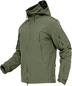 Chaqueta de concha blanda para montañismo al aire libre, chaqueta táctica impermeable y a prueba de viento para hombre, chaqueta de entrenamiento para hombre - Product Image 2