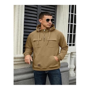 Sudadera con capucha de lujo para hombre, 100% algodón, diseño forrado de Color sólido, característica antiarrugas, superventas, precio de fábrica de Bangladesh - Product Image 3