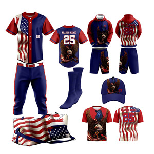Maillot de sublimation multi-design pour hommes, imprimé personnalisé, respirant, chemises d'uniforme de baseball et de softball pour jeunes - Product Image 1