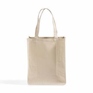 Women's Carry All OEKO-<b>TEX</b> & Vegan Certified 100% Cotton Canvas Tote Bag with Customizable Closure - Product Image 1