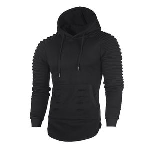 Sudadera con Capucha Deportiva de Secado Rápido y Ecológica para Hombre, Sudadera de Manga Larga para Gimnasio - Product Image 5