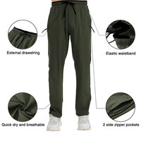 Pantalon de jogging personnalisé pour homme, vert olive premium, 100% coton molletonné, fabrication directe Sialkot, haute qualité, streetwear, OEM