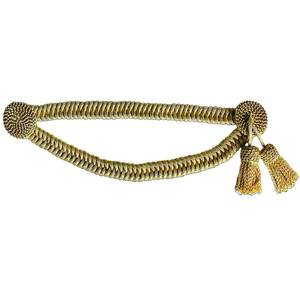 Cordón Fang Cord Marine 7 Gr, Diseño Clásico Chapado en Oro, Cordón de Algodón y Poliéster, Aiguillette Ornamental, Equipo de Defensa Personal - Product Image 3