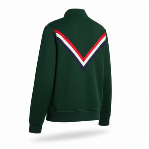 Sudadera con Cierre de Cremallera 1/4 para Hombre, Personalizada al por Mayor, Talla Grande, Media Capucha, Color Sólido, Felpa, con Logotipo Personalizado para Invierno - Product Image 3