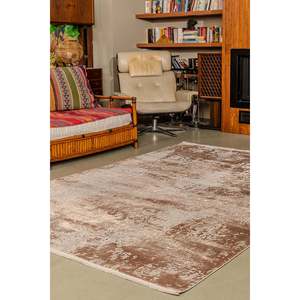 Alfombra Moderna Beige MD010 de Netline Home Depot, 80x150 cm, Fibras Sintéticas Duraderas, No Deshilachan, Fácil de Limpiar, para Dormitorio y Estudio - Product Image 2