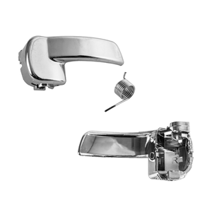 Ensemble de poignées de porte intérieures chromées avant-arrière droite-gauche pour Nissan Qashqai J10, JJ10 - Product Image 4