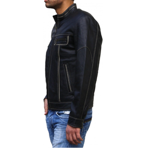 Veste en cuir de mouton pour hommes à la mode/vestes en cuir pour hommes/vestes en cuir du Pakistan pour hommes - Product Image 6