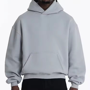 Sweat à capuche surdimensionné avec logo personnalisé, 100% coton, tissu éponge français, ample, streetwear, meilleure qualité, poids lourd pour l'hiver - Product Image 3