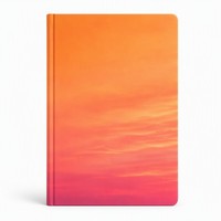 Carnet à couverture dégradée effet coucher de soleil, impression personnalisée, vente en gros, bloc-notes rigide