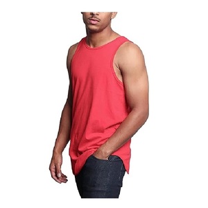 Best Selling Men's 100% Cotton Single Jersey Tank Top Comfortable Casual Neck Design for Summer Sports Running Bangladesh's - Product Image 4
