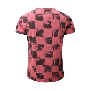 Chemises à sublimation à col rond de haute qualité, écologiques, de différents styles et de conception élégante, échantillon personnalisé sublimé pour hommes, coupe ample - Product Image 2