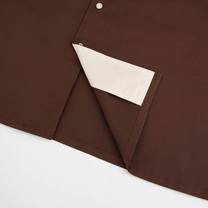 Factory Custom Contrast Turn-down Collar Covered Button Eco-Friendly Breathable Cotton Solid Summer <b>Bowling</b> <b>Shirts</b> for <b>Men</b> - Product Image 3